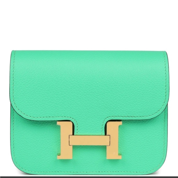 Hermes
Evercolor Bi-Color
Constance Slim Wallet
Vert Comics Bleu Zellige
NWT’s - Picture 1 of 10